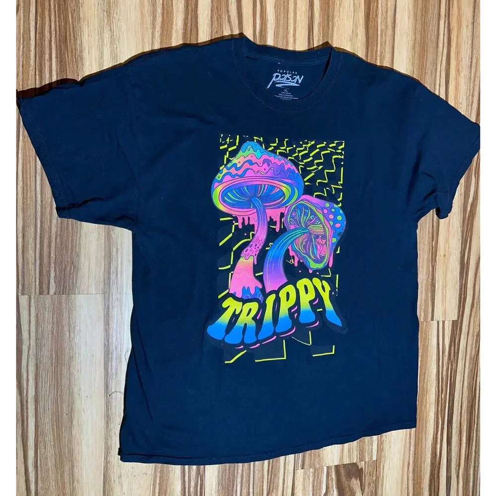 Poison Trippy Mushrooms Print Size XL - Picture 2 of 5